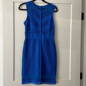 Lulus Londyn Royal Blue Lace Bodycon Dress